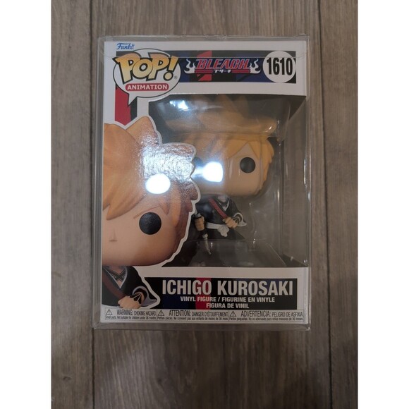 Funko Pop! Animation : Bleach - Ichigo Kurosaki #1610 W/ POP PROTECTOR - Picture 1 of 4